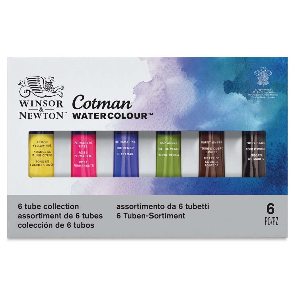 Windsor and Newton tube watercolor paints